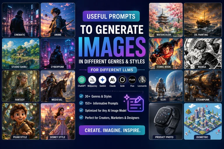 Useful prompts to generate images